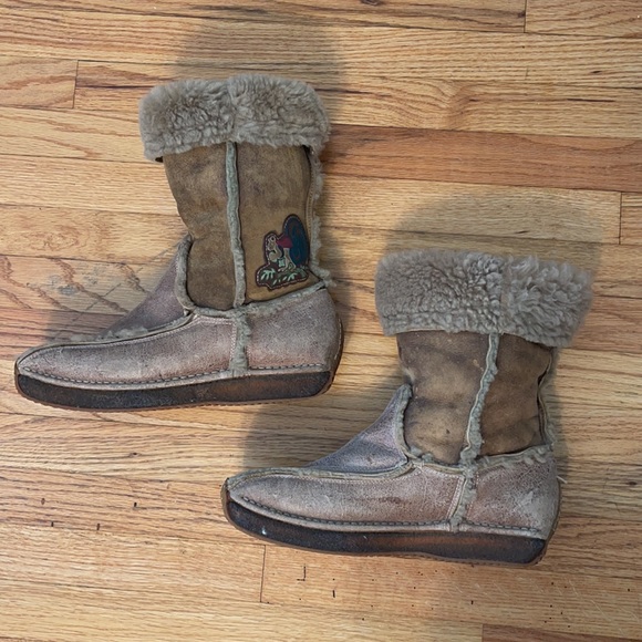 Vintage Fendi Shearling Boots Circa 2005 Size 41 - Picture 13 of 14